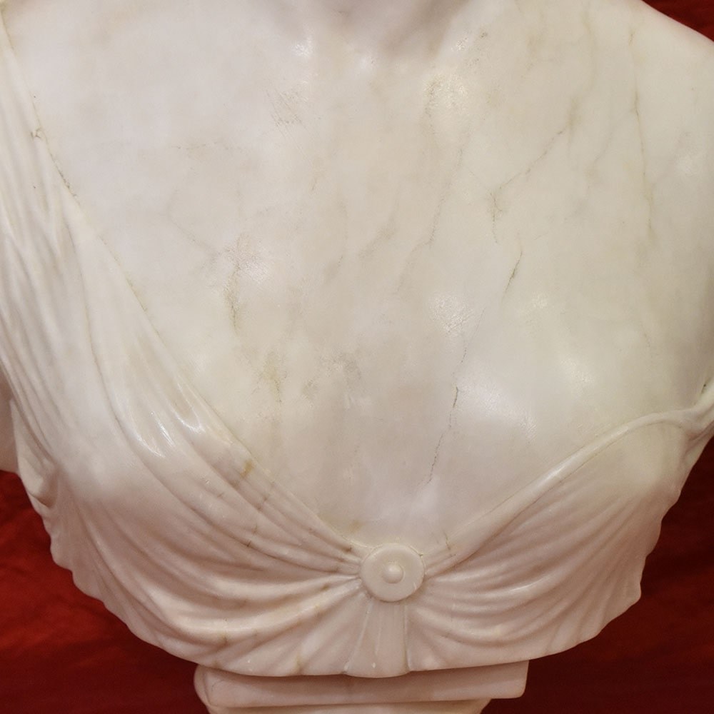 STMA76 1 antique sculpture marble statues bust woman figurines19th.jpg